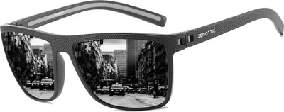 Image de ZENOTTIC Lunettes de soleil hommes Polarisées TR90 Monture Protection UV400