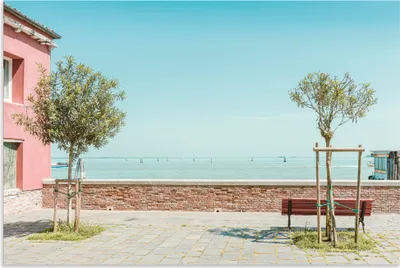 Produktbild von ARTland Wandbild Alu für Innen & Outdoor Fondamenta Giurati Größe: 90x60 cm
