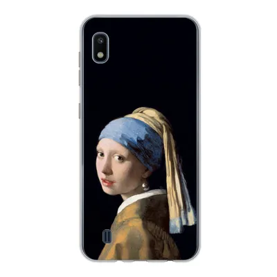 Produktbild von MuchoWow® Handyhülle Schutzhülle Hülle für Samsung Galaxy A10 Mädchen mit Perlenohrring - Vermeer - Kunst Silikon Softcase Handy Hülle - Schutzhülle