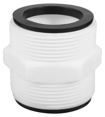 Produktbild von Poolanschlussset 38mm für Poolschläuche 1,5 Zoll mit 2 O-Ringen
