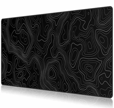 Productafbeelding van XXL Gaming Muismat met Topografisch Kaartontwerp 90 x 40 cm