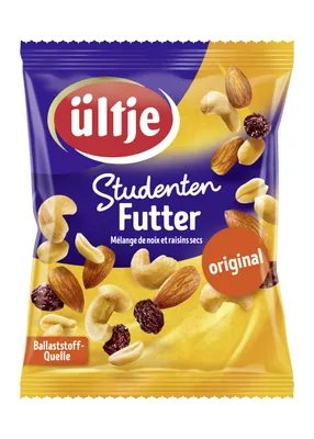 Produktbild von Ültje Studentenfutter Original Mix aus Nusskernen und Rosinen 150g