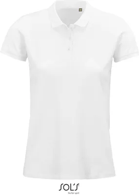 Produktbild von SOLs 03575 | Damen Polo, Planet Women Polo Shirt, 100% Baumwolle - Farbe: White - Größe: M