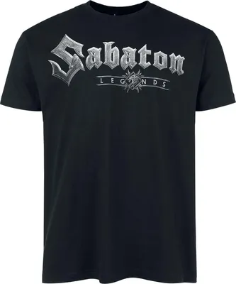 Produktbild von Sabaton T-Shirt Herren Legends schwarz Band-Merch, Bands 100% Baumwolle L