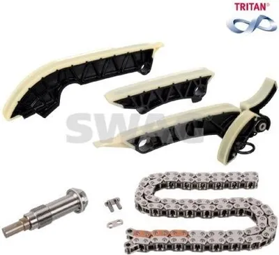 Produktbild von SWAG 33 10 1523 Steuerkettensatz Steuerkette passend für MERCEDES-BENZ C-Klasse T-modell (S205) C-Klasse Limousine (W205) E-Klasse Limousine (W213)
