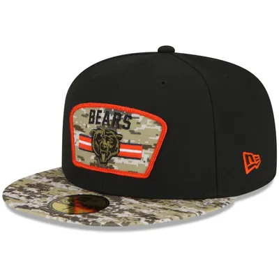 Produktbild von New Era -NFL- Chicago BearsOn Field 2021 Salute to Service Black 59Fifty Basecap schwarz 7 1/2