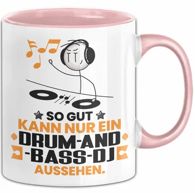 Produktbild von Drum-and-Bass-DJ Geschenk Tasse So Gut Kann Nur Ein Drum-and-Bass-DJ Aussehen Geschenkidee Kaffee-Becher (Rosa)