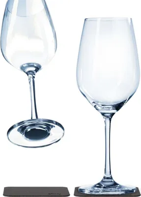 Image de Lot De 2 Verres à Vin En Cristal Aimantés - Silwy