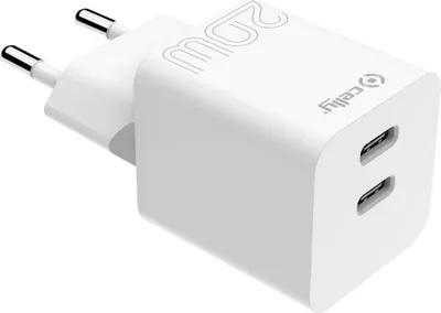 Immagine prodotto di Celly TC2USBC20WWH Caricabatterie per dispositivi mobili Bianco Interno