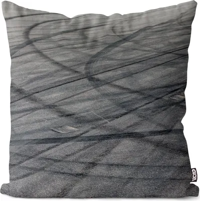 Produktbild von VOID Rennstrecke Asphalt Rennsport Kissenbezug Kissenhülle Sofakissen Kissen Deko Outdoor-Kissen Dekokissen