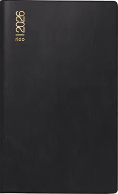 Produktbild von rido/idé 7046892906 | Taschenkalender Mod. M-Planer 2026 | A6, Kunststoff, schwarz