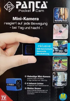 Produktbild von Panta MediaShop MediaShop Panta Pocket Cam HD mini kamera z kartą SD