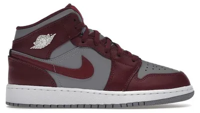 Immagine prodotto di Jordan 1 Mid Cherrywood Red (taglia per ragazzi) - EU 35.5