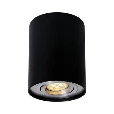 Produktbild von Spectrum LED Chloe GU10 schwenkbar schwarz Deckenleuchte IP20 downlight max.35W rund