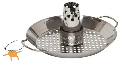 Immagine prodotto di Griglia per pollo in acciaio inossidabile con teglia per verdure