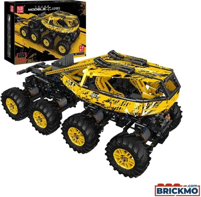 Image de Kit de construction de voiture Mould King Remote Control Jaune Firefox Climb 18031