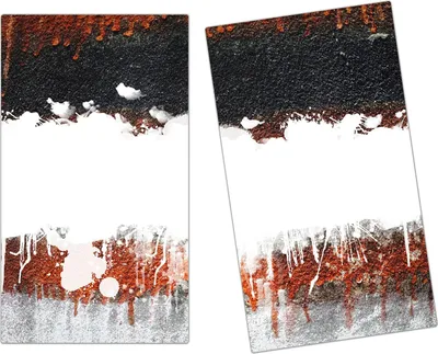 Produktbild von Spritzschutz Herdabdeckplatte Schneidebrett aus Glas Grunge Hintergrund  2-Teilig (60x52cm)
