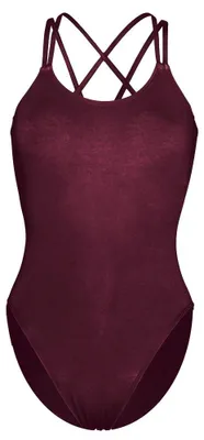 Zdjęcie produktu dla Body z dwoma ramiączkami marki Capezio, kolor burgundowy, rozmiar M