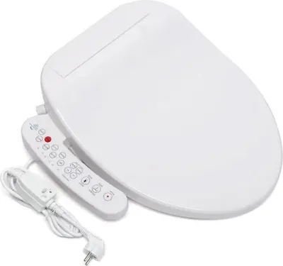 Produktbild von Intelligenter Bidet-Toilettensitz - Elektrisch - Selbstreinigende Düse - Absenkautomatik - EU-Stecker - Weiß