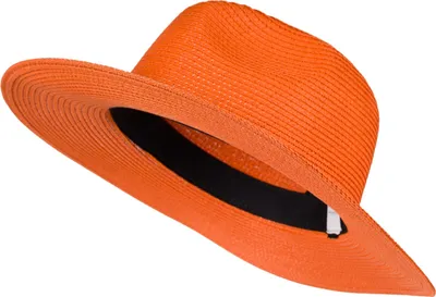 Produktbild von styleBREAKER Damen Panama Sonnenhut aus Papierstroh | Faltbarer Knautschhut mit breiter Krempe | Sommer Fedora Hut für Strand und Festival