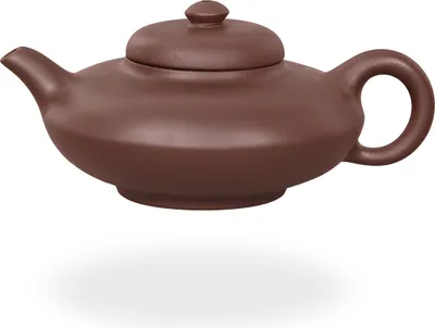 Produktbild von tea4chill chinesische Teekanne Ningbo aus Ton 300ml, handgefertigt, in eleganter Geschenkbox