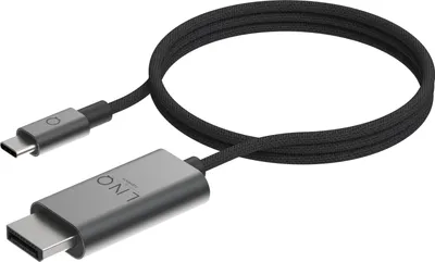 Produktbild von LINQ 8K/60Hz USB-C to DisplayPort Pro Cable 2m, 2 m, USB Typ-C, DisplayPort, Männlich, Männlich, Gerade