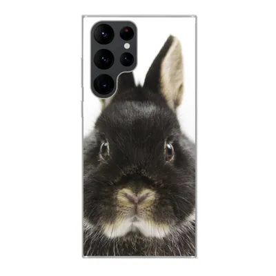 Produktbild von MuchoWow® Handyhülle Schutzhülle Hülle für Samsung Galaxy S22 Ultra Kaninchen - Haustiere - Fell Silikon Softcase Handy Hülle - Abbildung