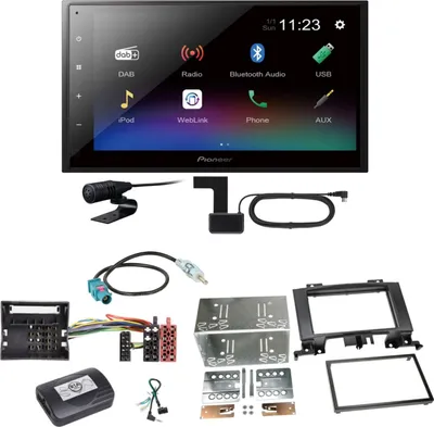 Produktbild von Pioneer DMH-A340DAB DAB+ Bluetooth Einbauset für Mercedes Sprinter W906 Crafter