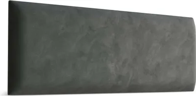 Produktbild von Muralo Polsterpaneel WANDKISSEN Wandpolster Bettkopfteil Wandpaneel Magic Velvet Graphit 90 cm x 30 cm