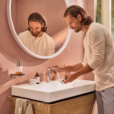 Immagine prodotto di hansgrohe Tecturis S WTM 110 Fine CoolStart con dispositivo di scarico Push-Open cromato, 1 pz.