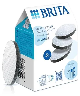 Image de BRITA - Filtres à eau - 3x MicroDisc pour Fill & Serve et Fill & Go vital - 1039630