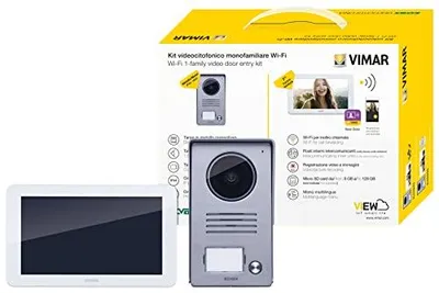 Produktbild von Vimar K40945 Video-Türsprechanlage mit WLAN und 7-Zoll-Touchscreen Weiß