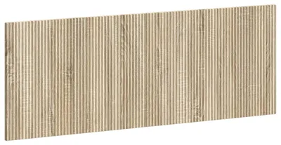Immagine prodotto di vidaXL Testiera da letto da montare a parete, modello ARNHEM, realizzata in legno impiallacciato effetto noce Sonoma