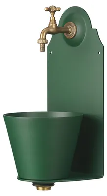 Immagine prodotto di Fontana a Parete da Giardino con Rubinetto Belfer 42/PR Verde