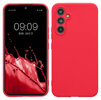 Produktbild von kwmobile Handyhülle für Samsung Galaxy A54 5G Hülle - weiches Handy Silikon Case - Schutzhülle Cover - Neon Pink