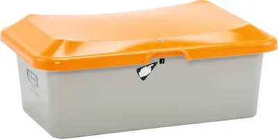 Immagine prodotto di Contenitore per materiale antiscivolo CEMO PLUS3 grigio-arancione da 100 l