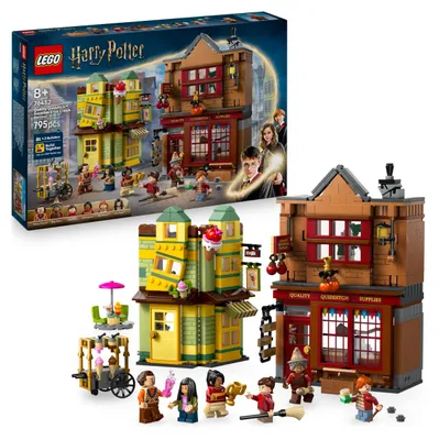 Zdjęcie produktu dla LEGO Harry Potter Markowy sprzęt do quidditchaTM i lodziarnia, Zestaw do budowania, 8 lat(a), Plastik, 795 szt., 980 g