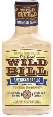 Produktbild von Remia Wild Bill American Garlic Sauce 450g – Würzige Knoblauchsoße zum Dippen & Grillen