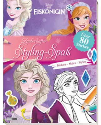 Obrázek produktu pro Disney: Ledové království: Kouzelná zábava s líčením: samolepky, malování, líčení