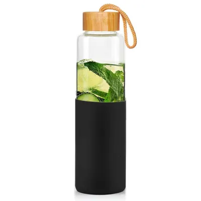 Obrázek produktu pro Skleněná láhev na nápoje voda džus limonáda koktejl láhev 0,6 l