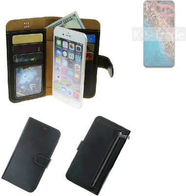 Produktbild von K-S-Trade Schutz Hülle kompatibel mit Cubot X20 Pro Klapphülle Case Phone cover Slim Handytasche Handy Hülle schwarz aus Kunstleder (1 Stk)