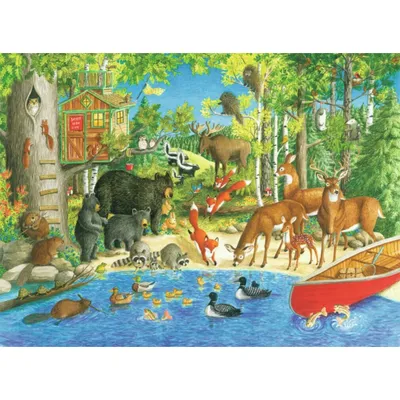 Image de RAVENSBURGER Puzzle Amis de la forêt XXL 200 pièces