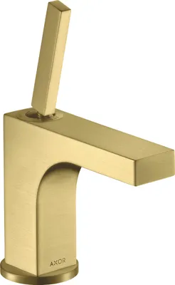 Produktbild von Einhebel-Waschtischmischer AXOR CITTERIO DN 15 m ZAG 1 1/4Zoll ComfortZone 90 bru ComfortZone 90 brushed brass
