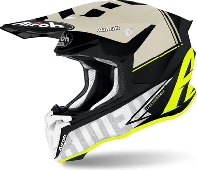 Zdjęcie produktu dla Kask motocrossowy Airoh Twist 2.0 Tech, żółty matowy, XS (53/54)