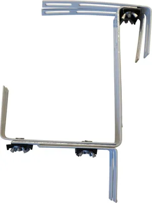 Image de SIENA GARDEN Support pour caissettes à fleurs réglable en 3 positions, blanc