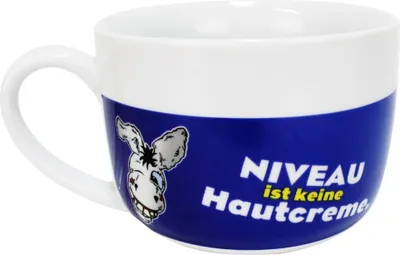 Produktbild von Tasse mit Spruch "Niveau ist keine Hautcreme" - ca. 13 cm