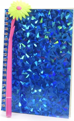 Produktbild von Notizbuch mit Kugelschreiber 13x18cm - Liniertes Tagebuch Set für Kinder Bunt