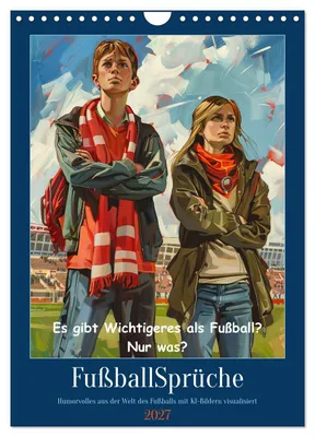 Produktbild von Fußballsprüche (Wandkalender 2027 DIN A4 hoch), CALVENDO Monatskalender