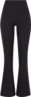Produktbild von Urban Classics Leggings Damen Ladies Flared Leggings Rib schwarz L