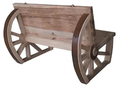 Produktbild von Gartenbank Holz Parkbank Massiv Sitzbank Garten Gartenmöbel 2-Sitzer Bänke Neu